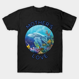 Dolphin dolphins mother's love T-Shirt